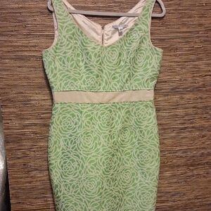 🌸 Maggy London Green Floral Dress 🌸 👗 Size 12 | Sleeveless